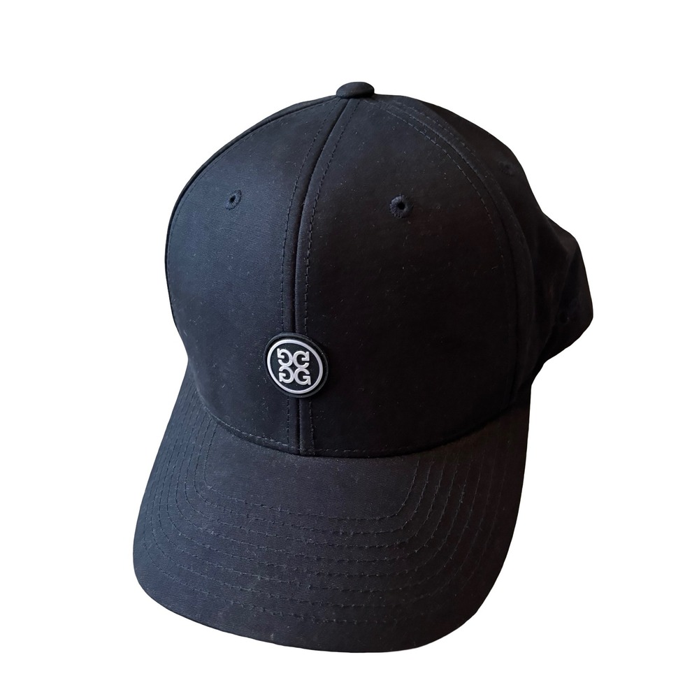 G/FORE Mens Logo Snapback Golf Hat Black OSFA NEW
